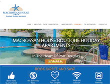 Tablet Screenshot of macrossanhouse-port-douglas.com.au